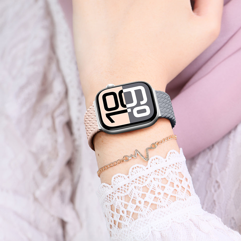 Amazingthing Glamour Blend Apple Watch 46mm Hasır Kordon - 25 Amazingthing Glamour Blend Apple Watch 46mm Hasır Kordon - 25